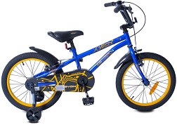 Детски велосипед BYOX Pixy 18" - С помощни колела - 