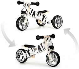 FunBee - Зебра - Детска триколка и велосипед без педали 2 в 1 - 