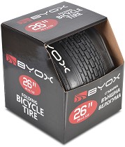 Сгъваема външна гума - BYOX 26" x 2.125 - аксесоар